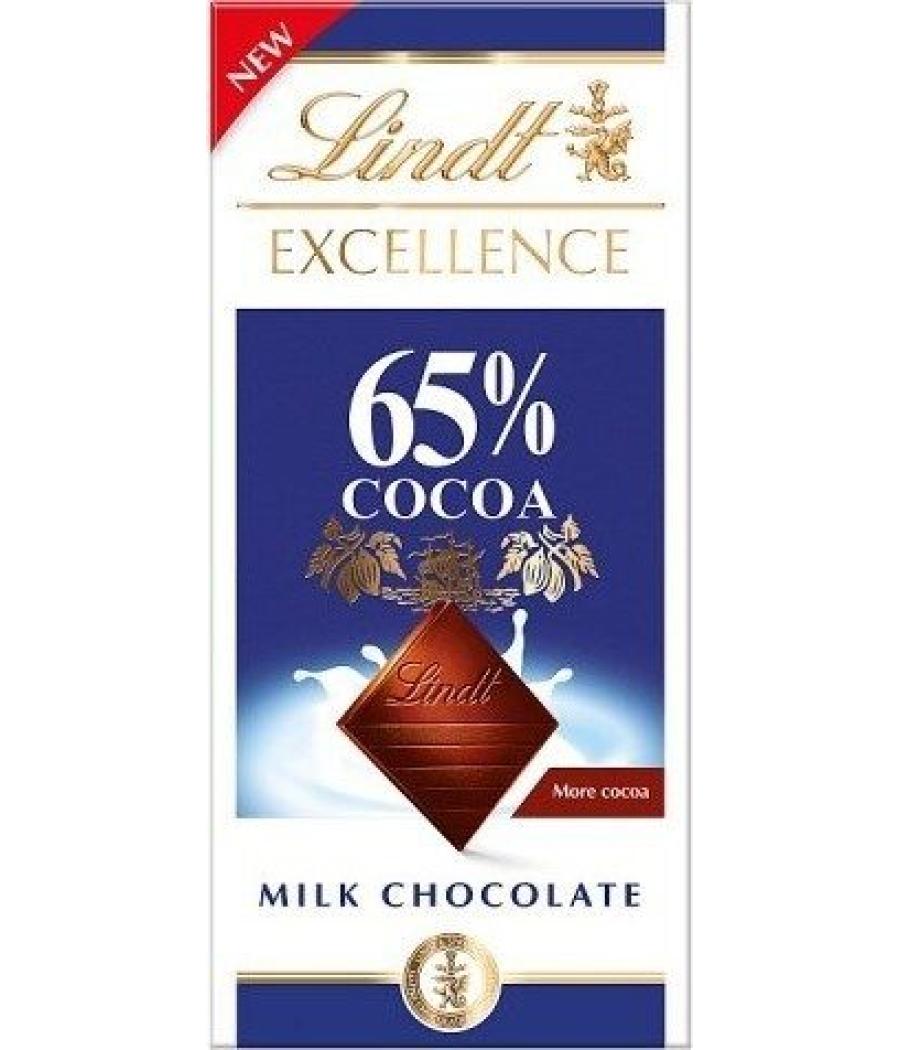 EXCELLENCE 65% COCOA MILK CHOCOLATE 80 G EXCELLENCE 65% COCOA MILK CHOCOLATE 80 G