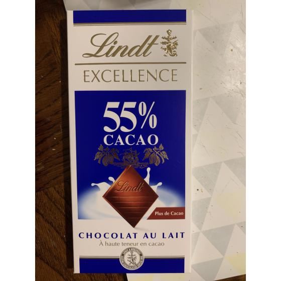 CHOCOLAT AU LAIT 55%