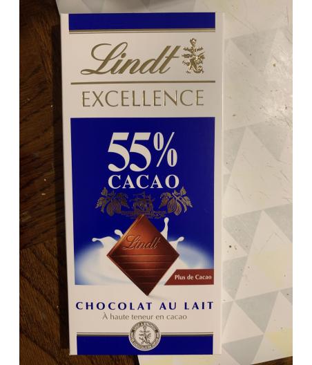 CHOCOLAT AU LAIT 55%