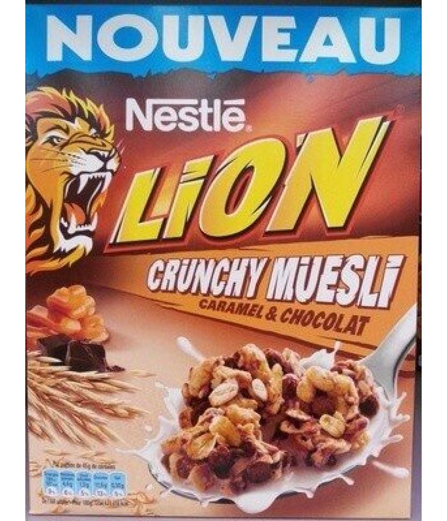 LION CRUNCHY MUESLI CARAMEL & CHOCOLAT 450 G LION CRUNCHY MUESLI CARAMEL & CHOCOLAT 450 G