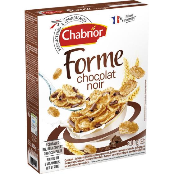 CEREALES FORME CHOCOLAT NOIR 300 G