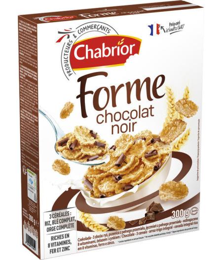 CEREALES FORME CHOCOLAT NOIR 300 G