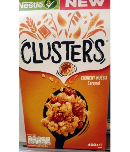 CLUSTERS CRUNCHY MUESLI CARAMEL 400 G