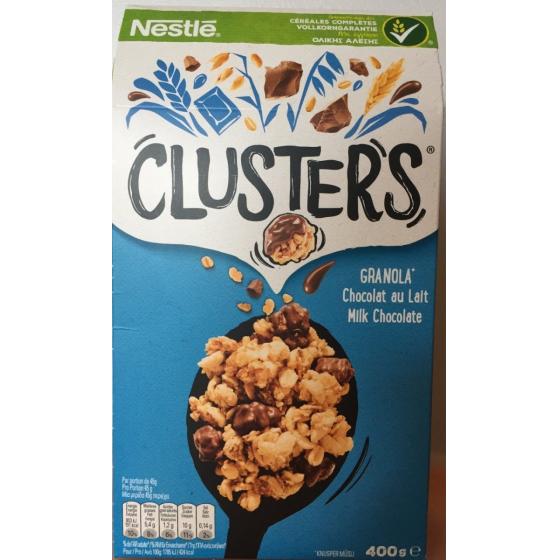 CLUSTERS CHOCOLAT AU LAIT 400 G E