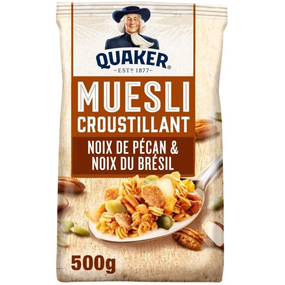 MUESLI CROUSTILLANT NOIX DE PECAN & NOIX DU BRESIL 500 G