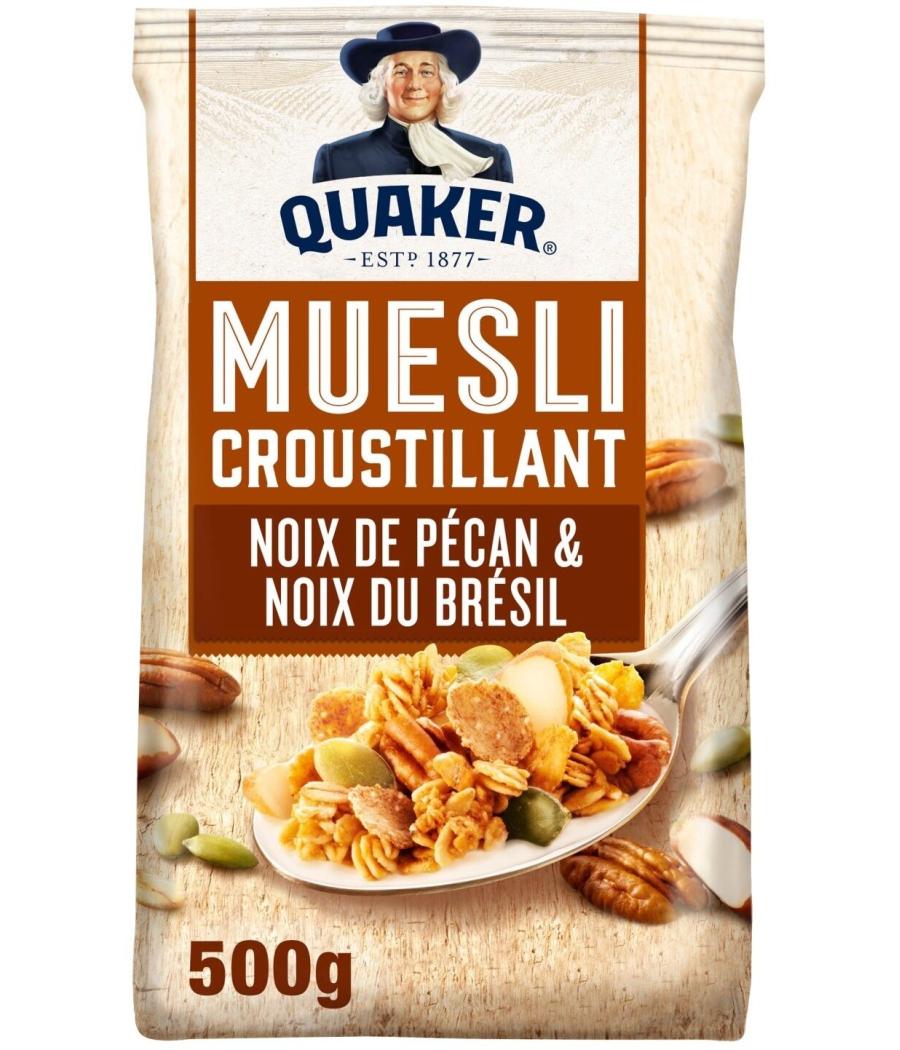 MUESLI CROUSTILLANT NOIX DE PECAN & NOIX DU BRESIL 500 G MUESLI CROUSTILLANT NOIX DE PECAN & NOIX DU BRESIL 500 G