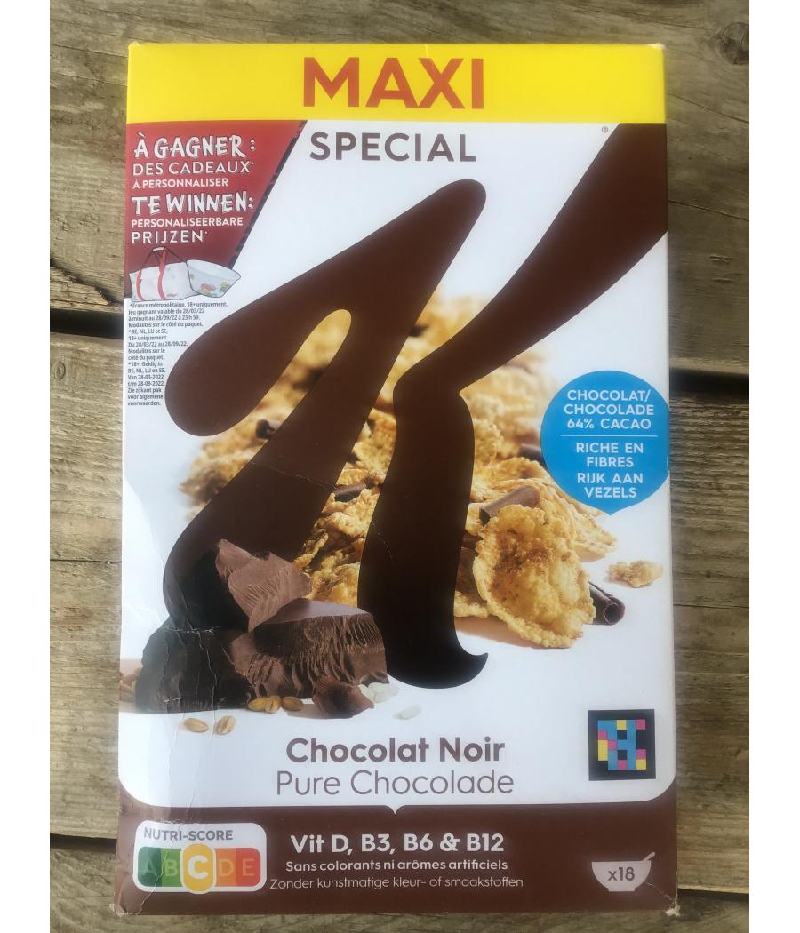 SPECIAL K CHOCOLAT NOIR 550 G SPECIAL K CHOCOLAT NOIR 550 G