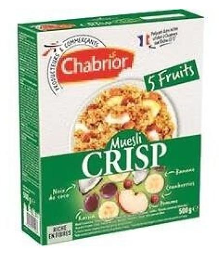 MUESLI CRISP 5 FRUITS 500G 500 G