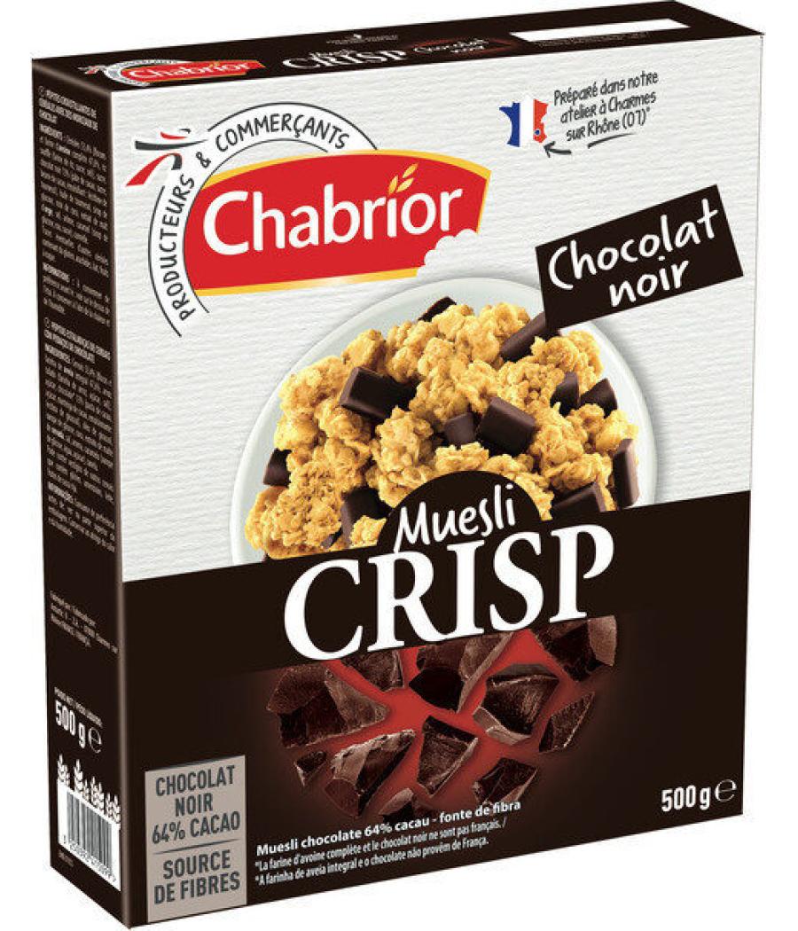 MUESLI CRISP CHOCOLAT NOIR 500 G MUESLI CRISP CHOCOLAT NOIR 500 G