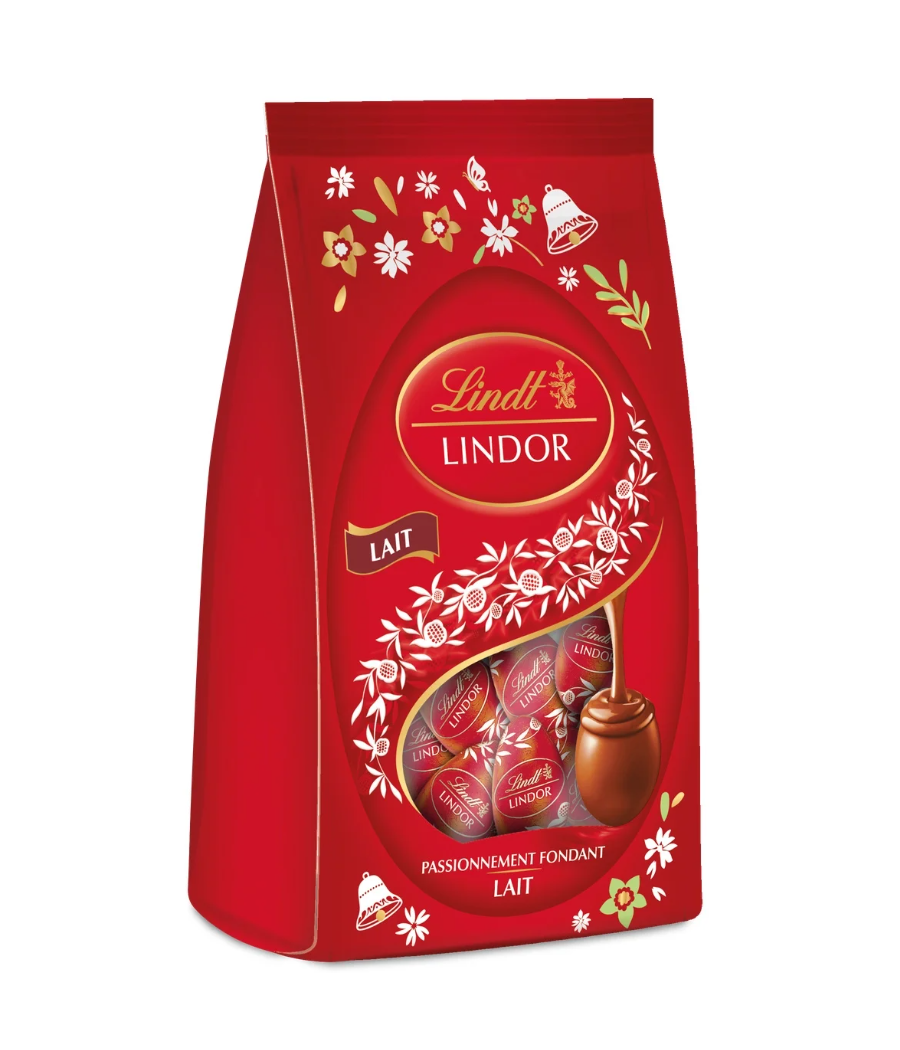 ŒUFS CHOCOLAT AU LAIT LINDOR LINDT 180G ŒUFS CHOCOLAT AU LAIT LINDOR LINDT 180G