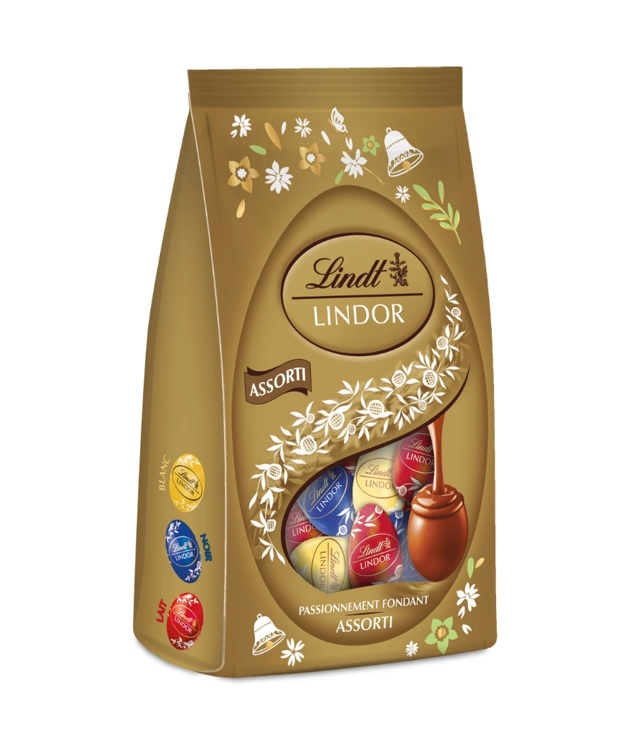 ŒUFS LINDOR ASSORTI LINDT 180G ŒUFS LINDOR ASSORTI LINDT 180G
