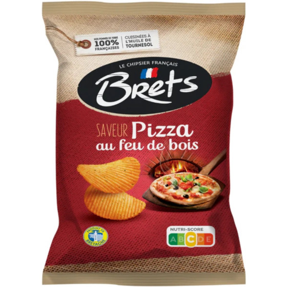 CHIPS SAVEUR PIZZA AU FEU DE BOIS BRETS 125G