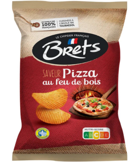 CHIPS SAVEUR PIZZA AU FEU DE BOIS BRETS 125G