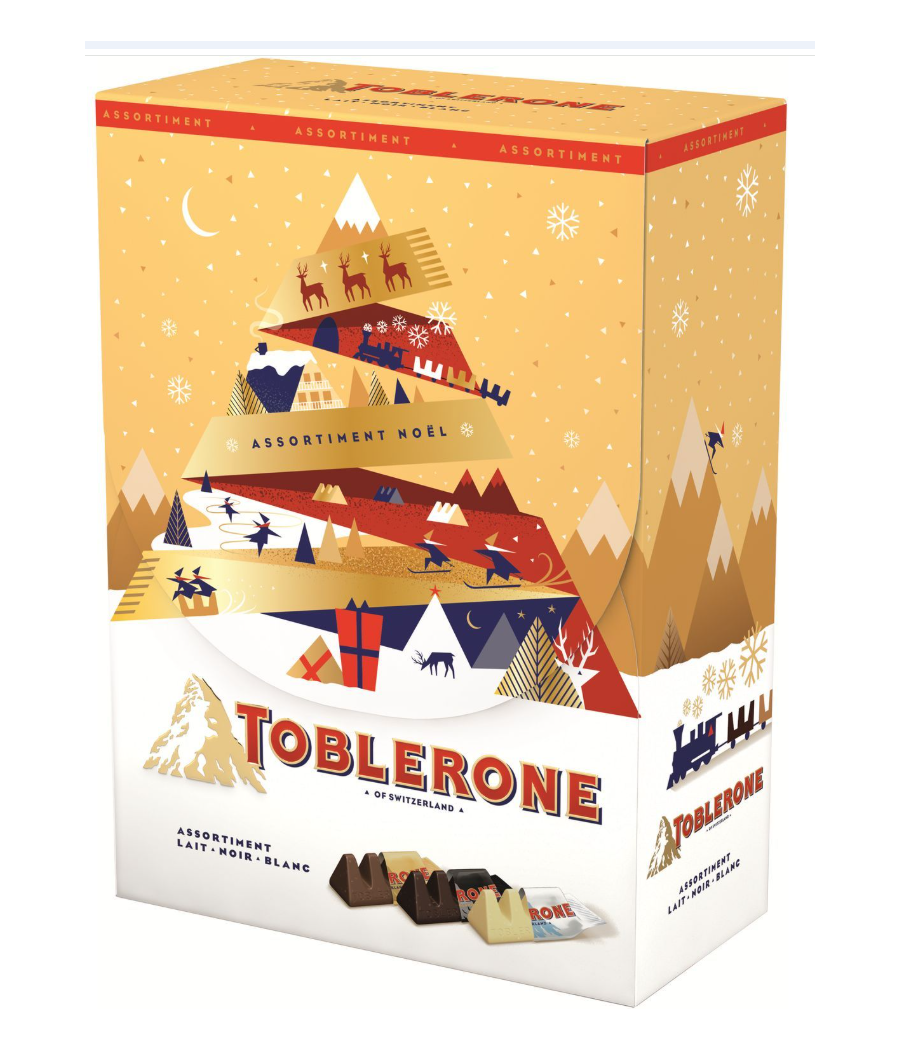 CONFISERIE TOBLERONE ASSORTIMENT LAIT NOIR BLANC 400G CONFISERIE TOBLERONE ASSORTIMENT LAIT NOIR BLANC 400G