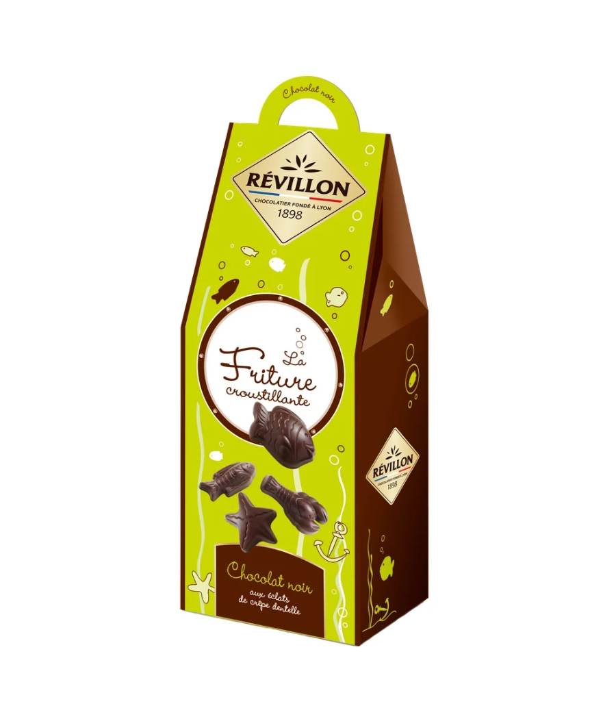 LA FRITURE CROUSTILLANTE CHOCOLAT NOIR REVILLON 190G LA FRITURE CROUSTILLANTE CHOCOLAT NOIR REVILLON 190G