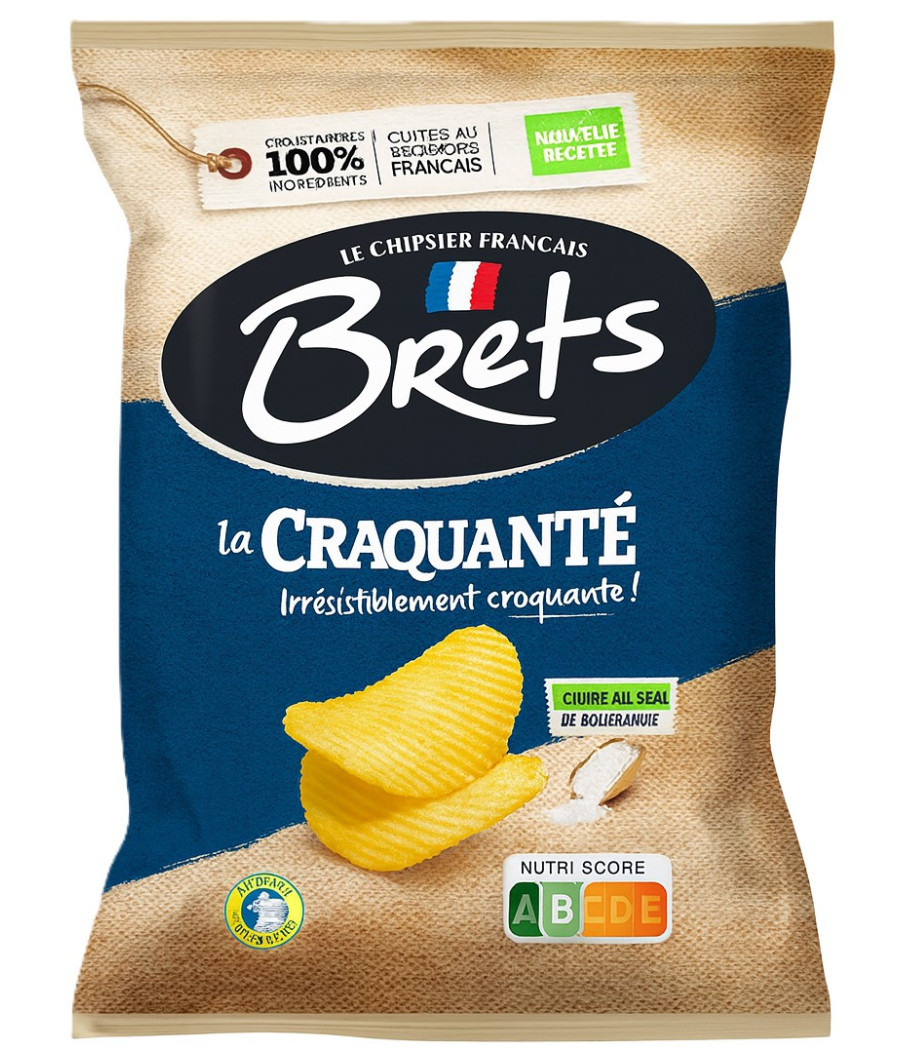 CHIPS LA CRAQUANTE BRETS 125G CHIPS LA CRAQUANTE BRETS 125G