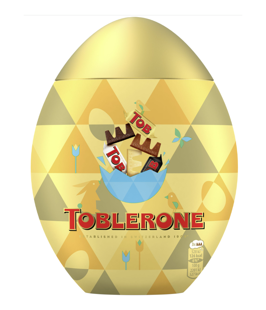 CONFISERIE TOBLERONE OEUFS PLASTIC 192G CONFISERIE TOBLERONE OEUFS PLASTIC 192G