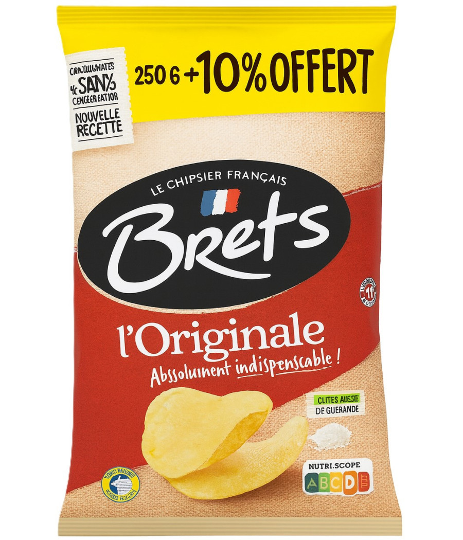 CHIPS L'ORIGINALE BRETS 200G CHIPS L'ORIGINALE BRETS 200G