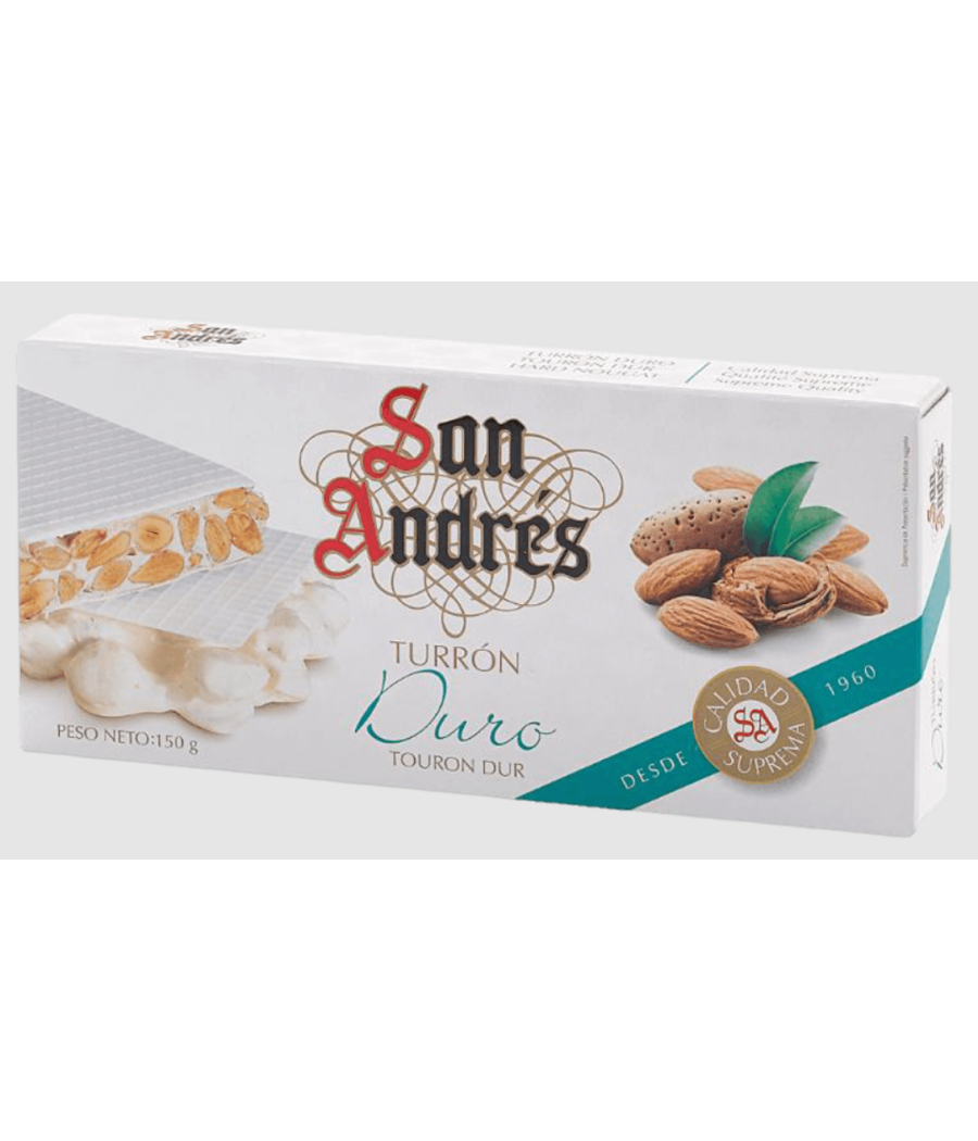 CONFISERIE SAN ANDRES TURRON DURO 150G CONFISERIE SAN ANDRES TURRON DURO 150G
