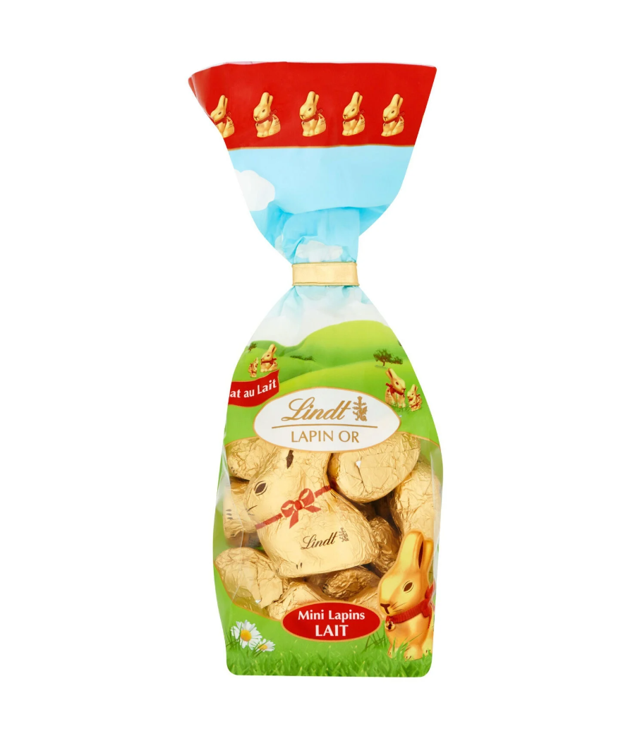 MINI LAPINS OR LINDT 120G MINI LAPINS OR LINDT 120G