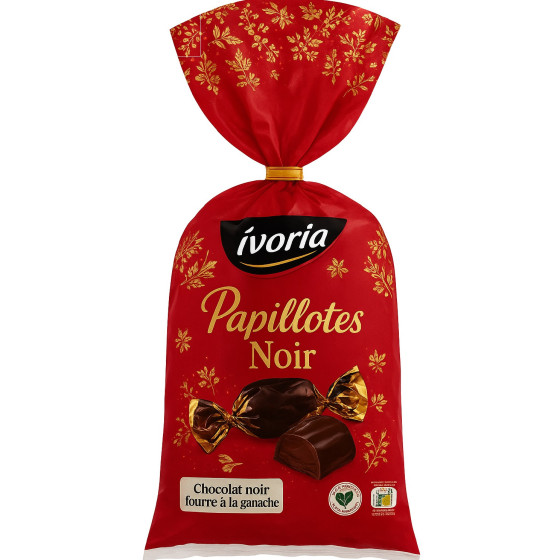 SACHET PAPILLOTES CHOCOLAT NOIR - 350G