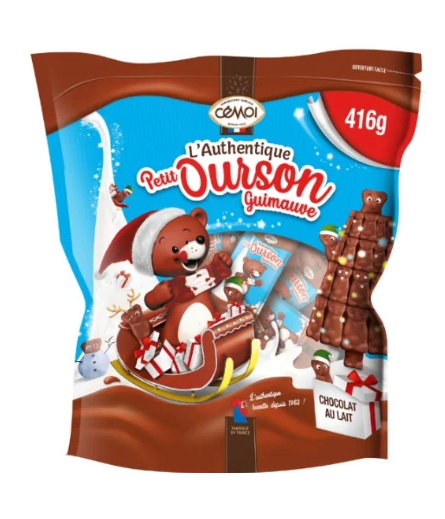 CONFISERIE CEMOI L’AUTHENTIQUE PETIT OURSON GUIMAUVE 416G CONFISERIE CEMOI L’AUTHENTIQUE PETIT OURSON GUIMAUVE 416G