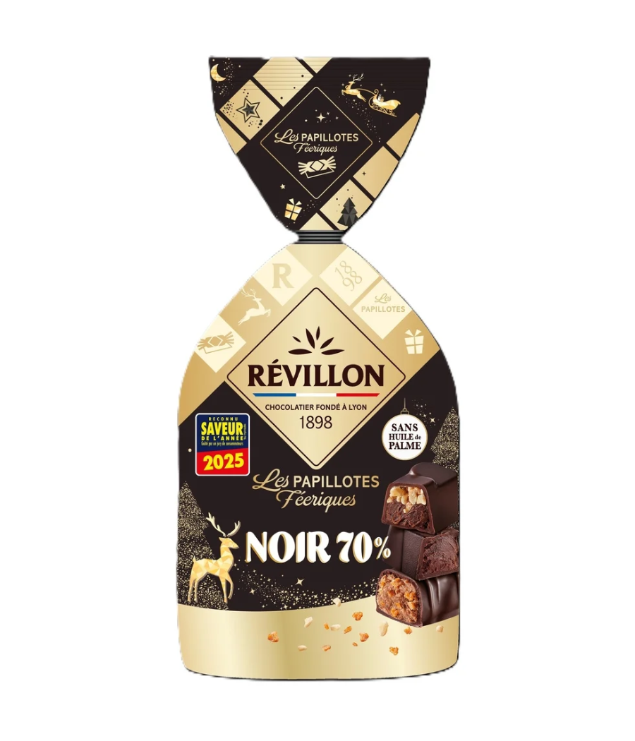 LES PAPILLOTES FEERIQUES NOIR REVILLON 360G LES PAPILLOTES FEERIQUES NOIR REVILLON 360G