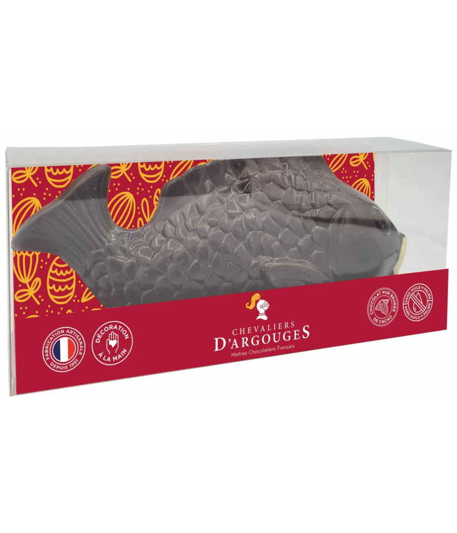 POISSON EN CHOCOLAT NOIR CHEVALIER D'ARGOUGES 175G POISSON EN CHOCOLAT NOIR CHEVALIER D'ARGOUGES 175G