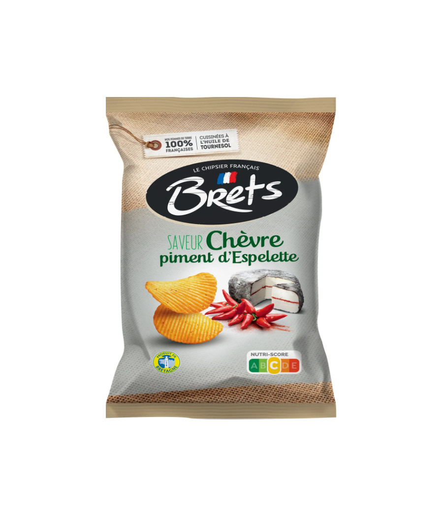 CHIPS SAVEUR CHEVRE PIMENT D\'ESPELETTE 125G CHIPS SAVEUR CHEVRE PIMENT D\'ESPELETTE 125G