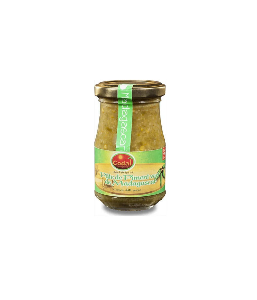 PATE DE PIMENTS VERT DE MADAGASCAR  CODAL 100G PATE DE PIMENTS VERT DE MADAGASCAR  CODAL 100G