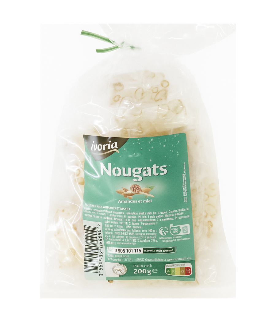 CONFISERIE IVORIA NOUGAT 200G CONFISERIE IVORIA NOUGAT 200G