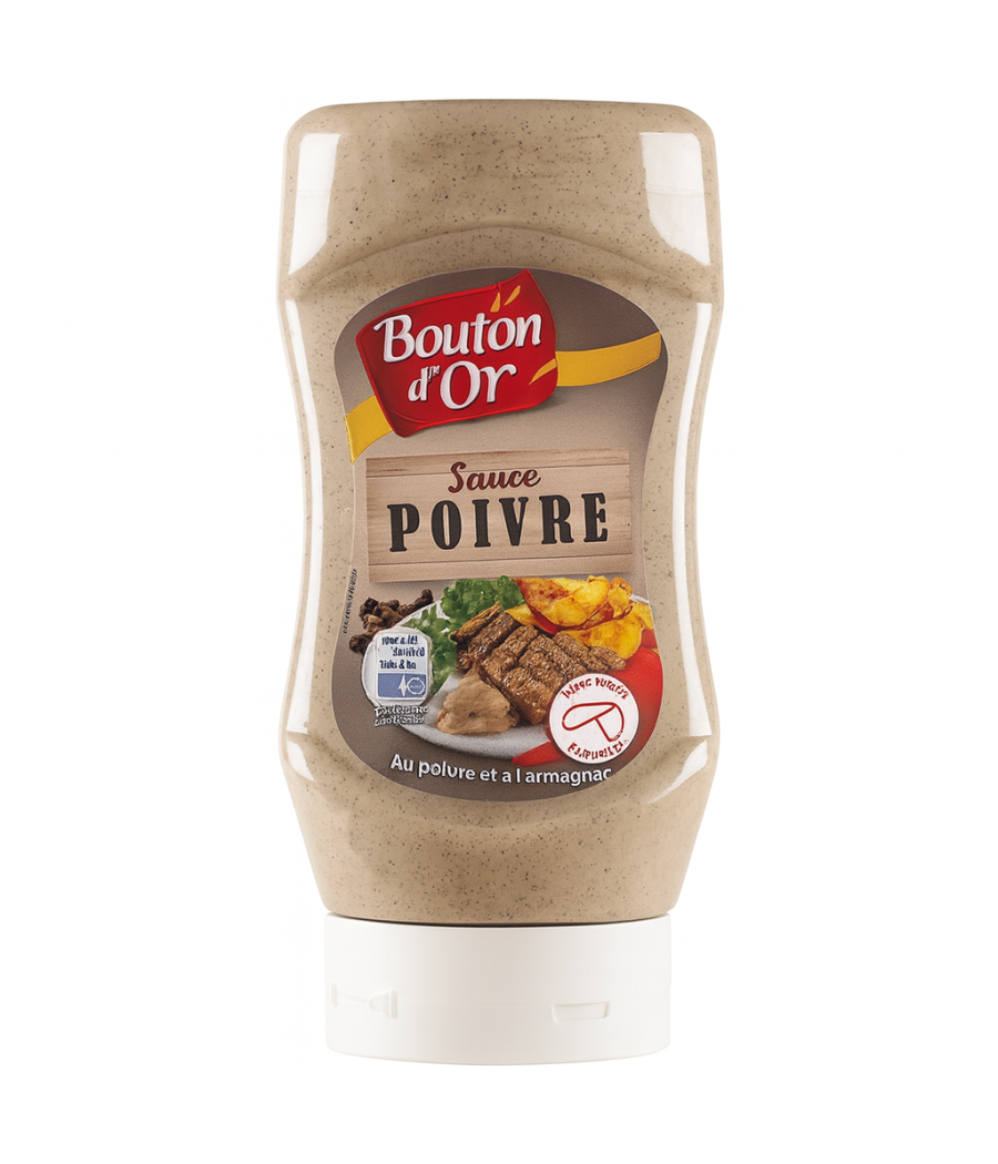 SAUCE POIVRE BOUTON D'OR  350G SAUCE POIVRE BOUTON D'OR  350G