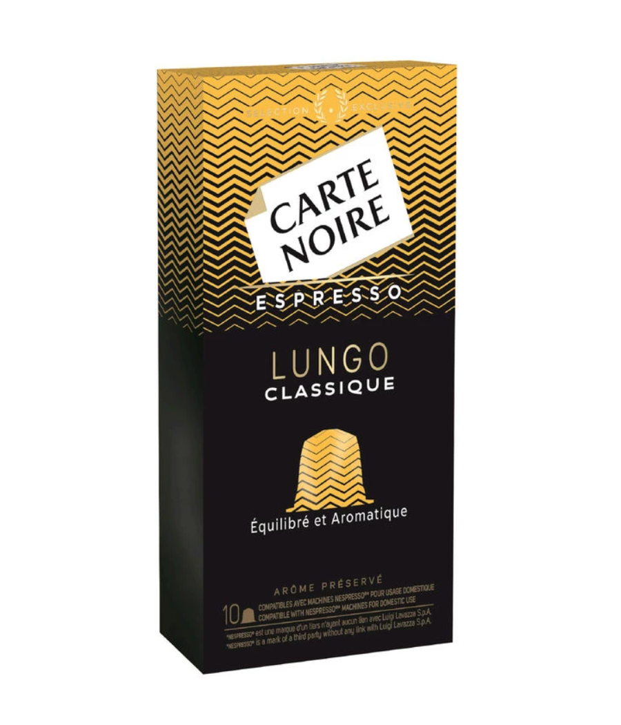 CAPSULES CARTE NOIRE  LUNGO N°6 - ESPRESSO 56G CAPSULES CARTE NOIRE  LUNGO N°6 - ESPRESSO 56G