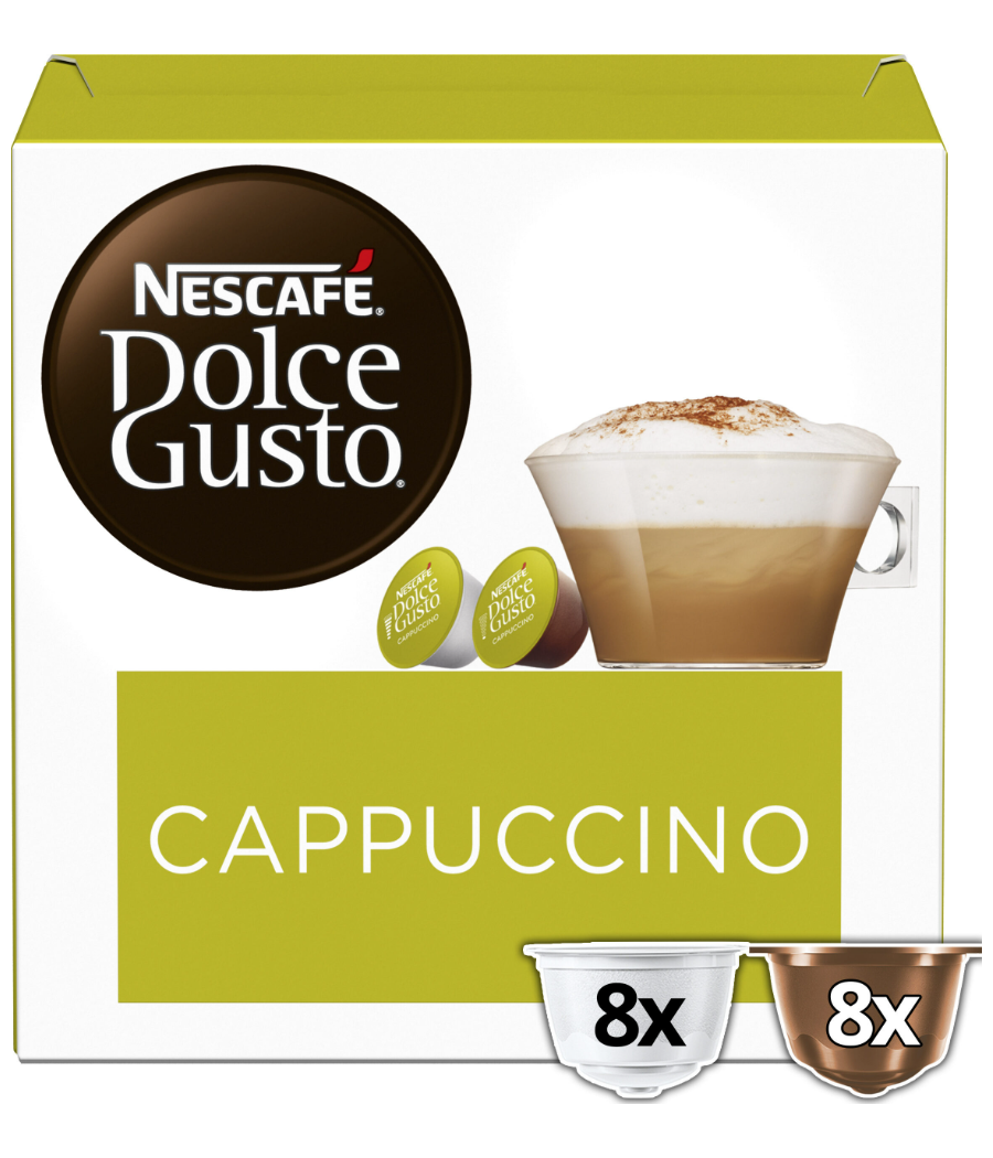 CAPSULES NESCAFE DOLCE GUSTO CAPPUCCINO EXTRA CREMA 16 CAPSULES 186.4G CAPSULES NESCAFE DOLCE GUSTO CAPPUCCINO EXTRA CREMA 16 CAPSULES 186.4G