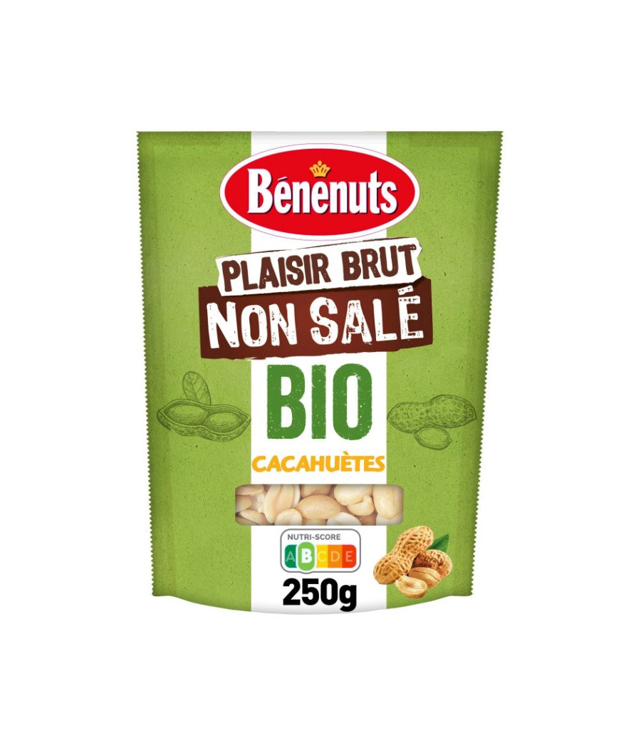 CACAHUETES PLAISIR BRUT NON SALE BIO BENENUTS 250G CACAHUETES PLAISIR BRUT NON SALE BIO BENENUTS 250G