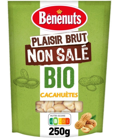 CACAHUETES PLAISIR BRUT NON SALE BIO BENENUTS 250G