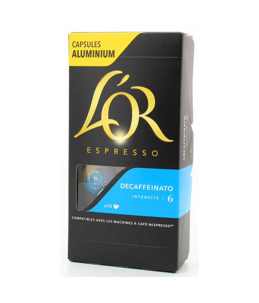 CAPSULES L'OR ESPRESSO DECAFFEINATO 52G CAPSULES L'OR ESPRESSO DECAFFEINATO 52G