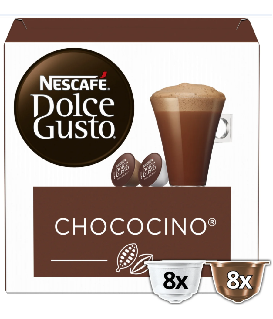 CAPSULES NESCAFE DOLCE GUSTO CHOCOCINO 16 CAPSULES 256G CAPSULES NESCAFE DOLCE GUSTO CHOCOCINO 16 CAPSULES 256G