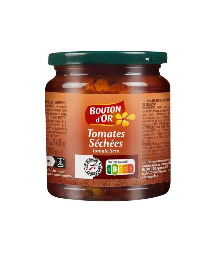 TOMATES SECHEES BOUTON D'OR 280G TOMATES SECHEES BOUTON D'OR 280G