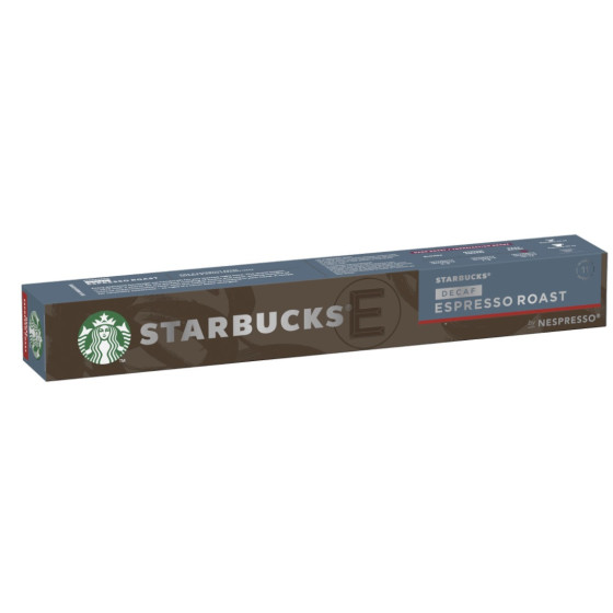 STARBUCKS BY NESPRESSO ESPRESSO ROAST DECAFEINE 10 CAPSULES 57 G