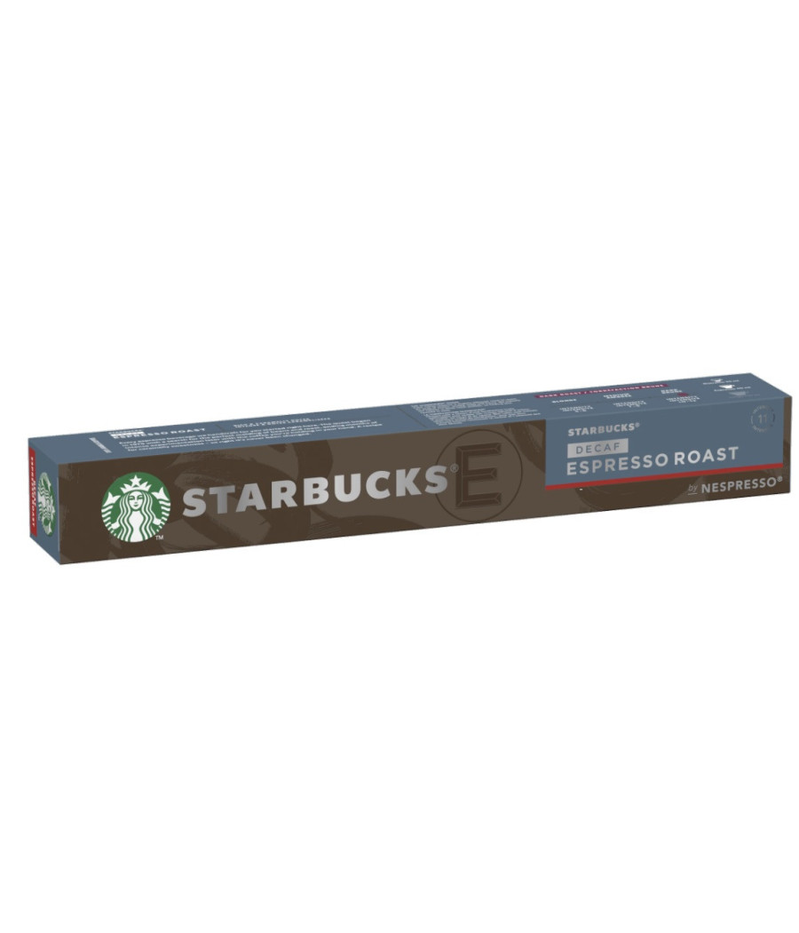 STARBUCKS BY NESPRESSO ESPRESSO ROAST DECAFEINE 10 CAPSULES 57 G STARBUCKS BY NESPRESSO ESPRESSO ROAST DECAFEINE 10 CAPSULES 57 G