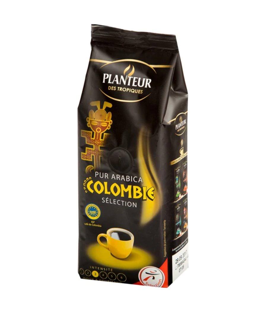 PLANTEUR DES TROPIC  SELECT COLOMBIE M INTERMARCHE 250G PLANTEUR DES TROPIC  SELECT COLOMBIE M INTERMARCHE 250G