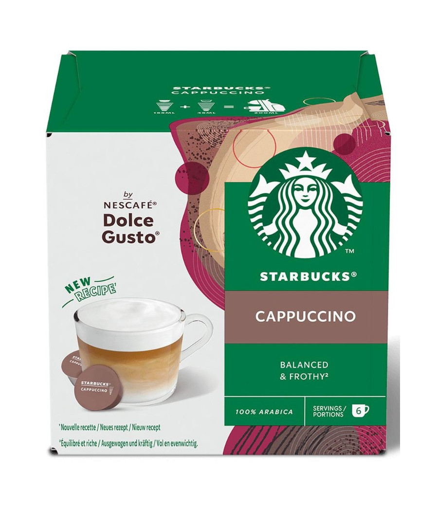STARBUCKS BY NESCAFE DOLCE GUSTO CAPPUCCINO 120G 120 G STARBUCKS BY NESCAFE DOLCE GUSTO CAPPUCCINO 120G 120 G