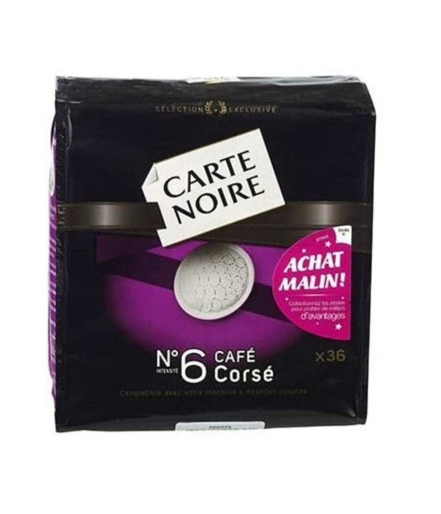 CORSE CAFE CARTE NOIR 250G (36 DOSETTES) CORSE CAFE CARTE NOIR 250G (36 DOSETTES)