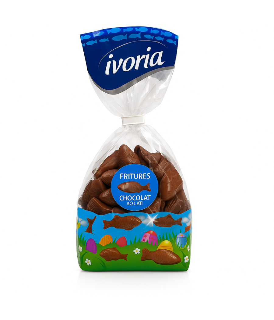 FRITURES CHOCOLAT AU LAIT IVORIA 200G FRITURES CHOCOLAT AU LAIT IVORIA 200G