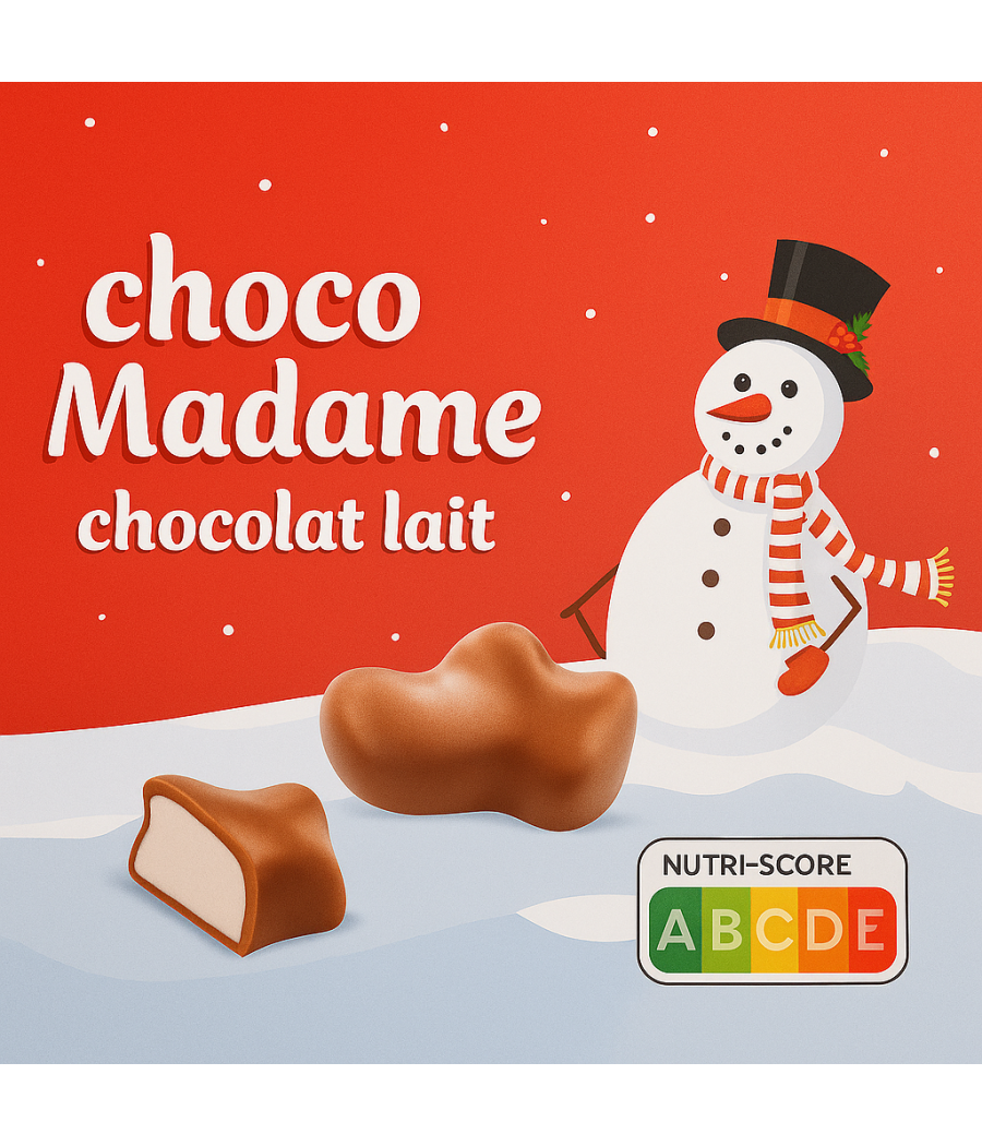 GUIMAUVES CHOCOLAT AU LAIT NOEL IVORIA 1KG GUIMAUVES CHOCOLAT AU LAIT NOEL IVORIA 1KG