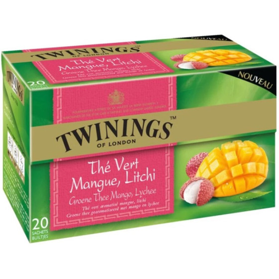 THE VERT MANGUE LITCHI TWININGS 30G