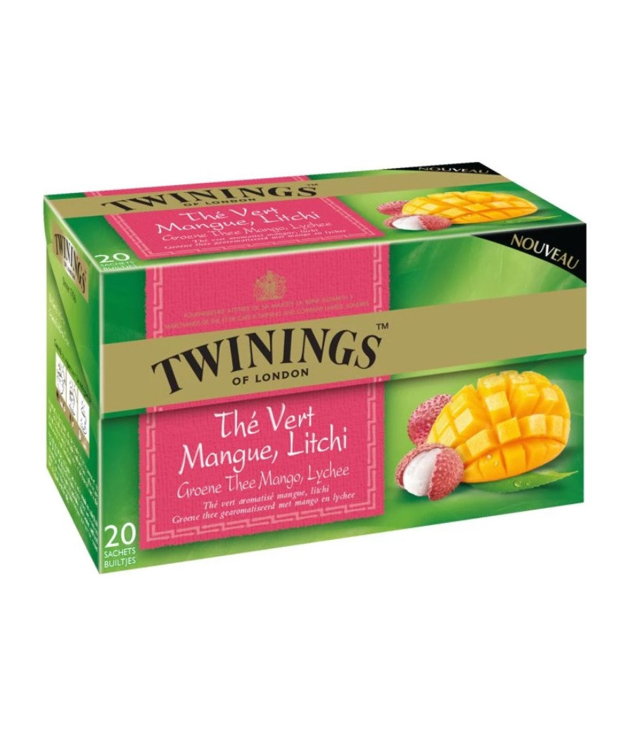 THE VERT MANGUE LITCHI TWININGS 30G THE VERT MANGUE LITCHI TWININGS 30G