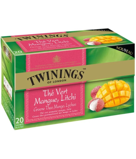 THE VERT MANGUE LITCHI TWININGS 30G