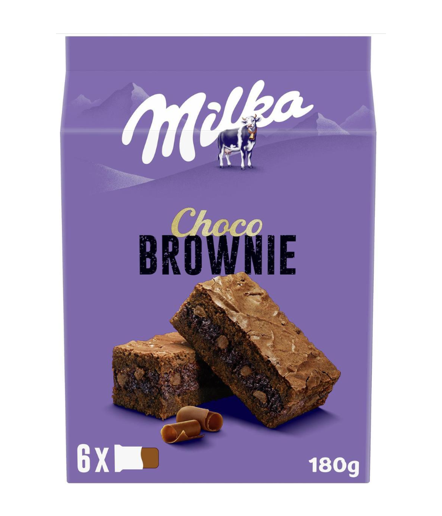CHOCO BROWNIE MILKA 180G CHOCO BROWNIE MILKA 180G